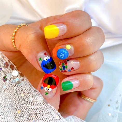 sesamestreet, セサミストリート, ネイルシール, Nail Sticker, ネイル, KOARI